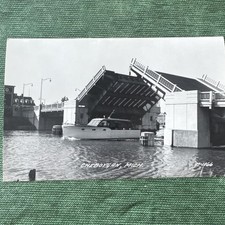 1056 Cheboygan, MI RPPC Bridge
