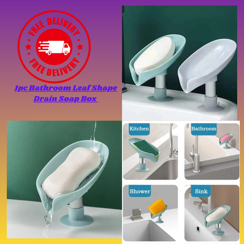 Bathroom leaf shape drain soap - drain,