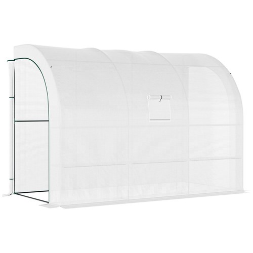 Walk lean greenhouse - lean, to