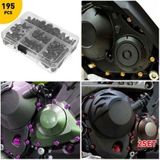 2SET Black Fairing Bolts Kit