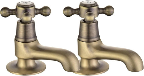 Basin pillar taps pair - pillar,
