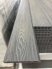 Grey Embossed Tongue & Groove 17mm Composite Gate & Fence Board Panels BULK DEAL