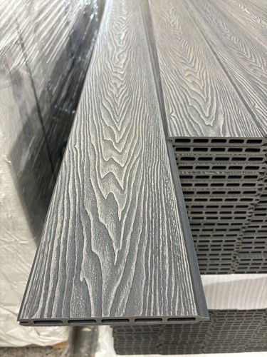Grey embossed tongue groove - &,