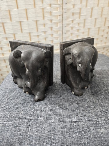 Vintage hand carved ebony - hand,