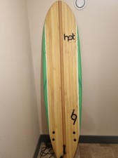 Hot Surf 69 Bamboo Epoxy Board 7ft- New Condition