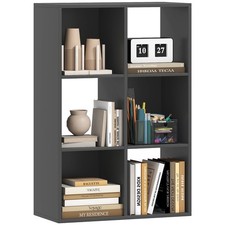 HOMCOM 6-Cube Bookshelf