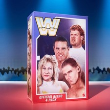 WWE Retro Pack 6 WWF Hasbro Style 11cm ALUNDRA + BULLDOG + ISAAK YANKEM + HBK