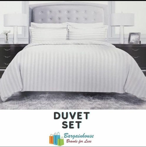 Duvet cover satin stripe - cover,