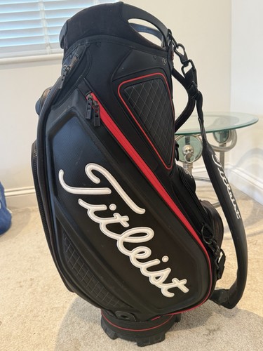 Titleist tour bag red and - titleist,