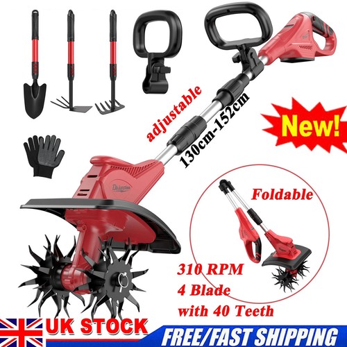Cordless electric tiller - electric,