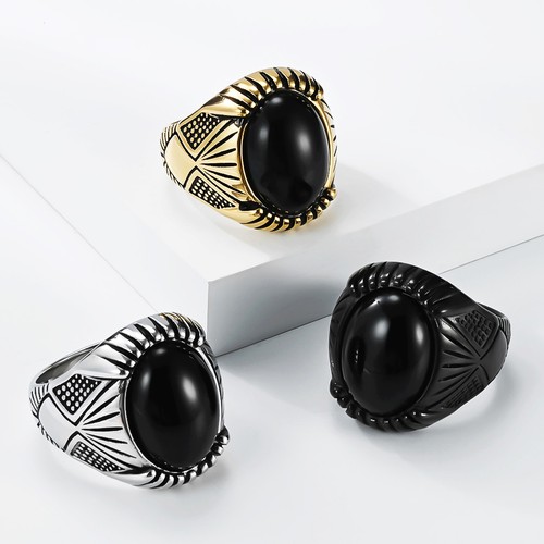 Vintage black stone - black,