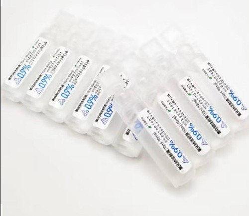 10ml saline solution 9 - x,