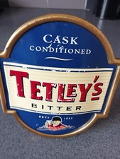 TETLEY'S BITTER METAL PUMP