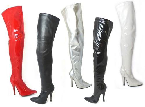 Womens ladies thigh high over - womens,