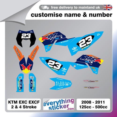 Custom ktm graphics kit - custom,