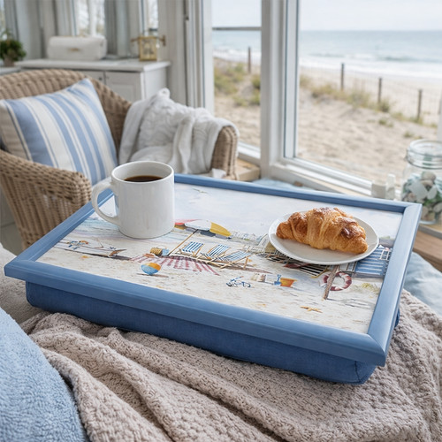Coastal beach laptray lap - coastal,
