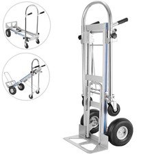 Uimoso 3 In 1 Aluminum Folding Hand Truck Trolley 770lbs Heavy Duty Cart Dolly