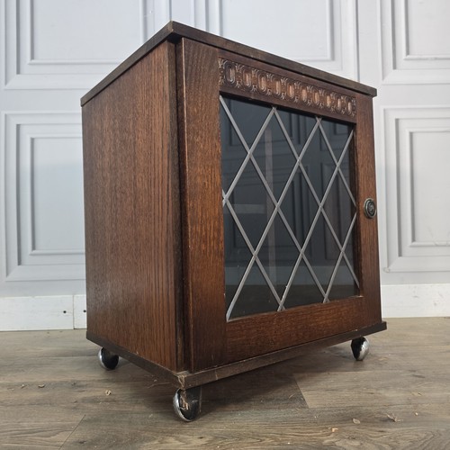 Vintage oak glass - vintage, cabinet