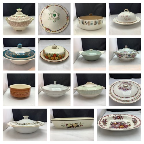 Vintage china tureen - vintage,