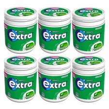 Wrigleys Extra Spearmint Flavour Chewing Gum 6 X 60 Pieces Tubs BBE: 05/09/2025