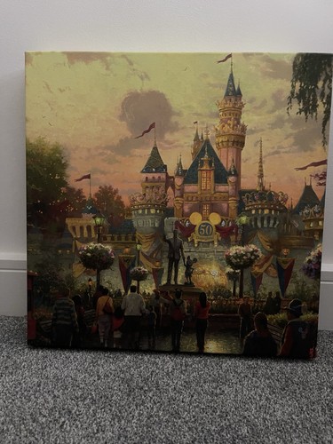 Thomas kinkade disneyland 50th - disneyland,