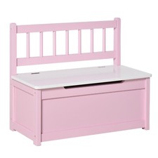 2 In 1 Wooden Toy Box, Kids