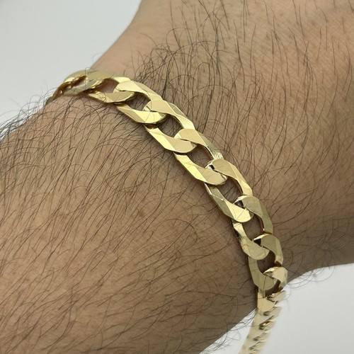 9ct solid yellow gold - 9ct, 7.5mm