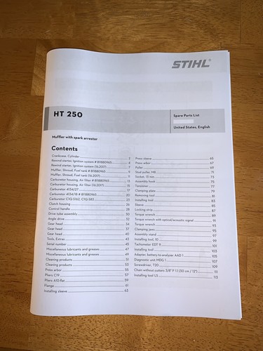250 ht250 stihl - ht250, pole