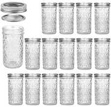 Mason Jars 12 OZ, Canning Jars