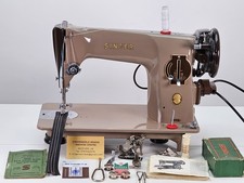 Stunning 1956 Singer 201K2 Sewing Machine, Serviced, for Leather, Fabric, Canvas