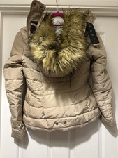 ZARA CAMEL TAN PUFFER JACKET