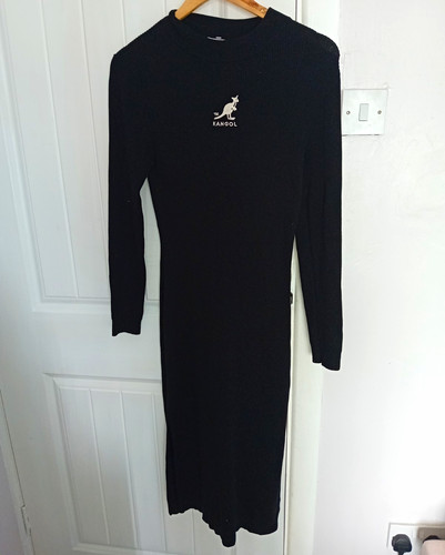 Kangol black ribbed knit - h&m,