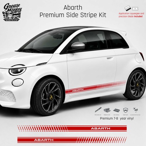 Abarth side stripe - side,