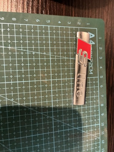 Audi line wing badge - s-line,