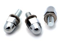 3 Chrome "Acorn"  Windshield