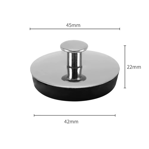 Stainless steel bath sink - bath, plug