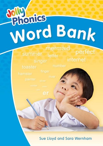 Jolly phonics word bank - jolly, in