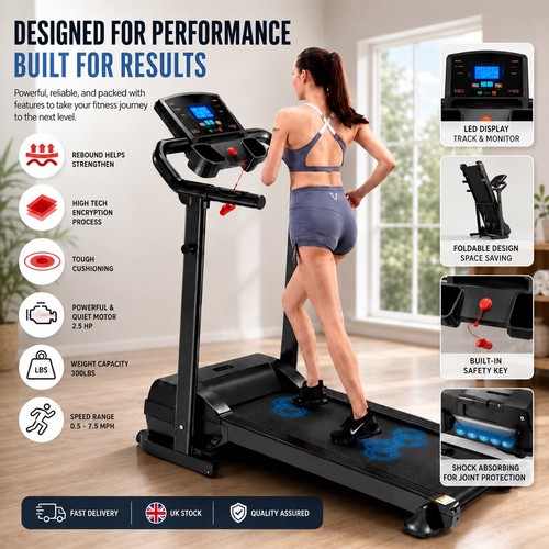 Treadmill electric motorized - treadmill,
