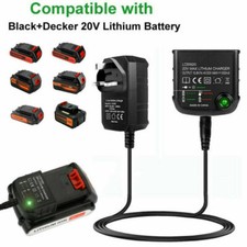 For Black & Decker LBXR20 14.4V 18V 20V Replacement Battery Charger Lithium-Ion
