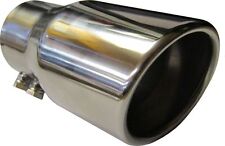 For Citroen Saxo 4.75" 120MM ROUND EXIT EXHAUST TIP TAIL PIPE STAINLESS SCREW ON