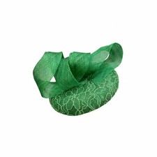 Round Pillbox Bow Sinamay