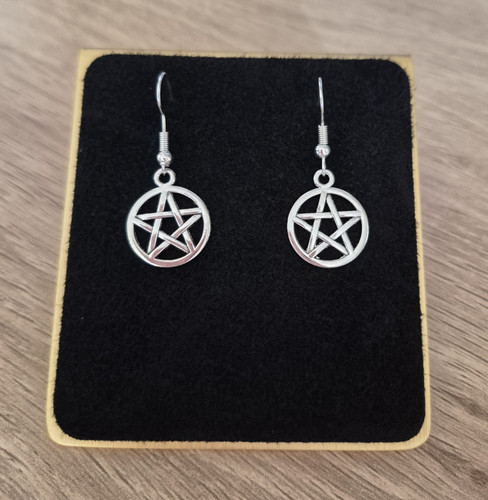 Alt silver pentagram round - alt,