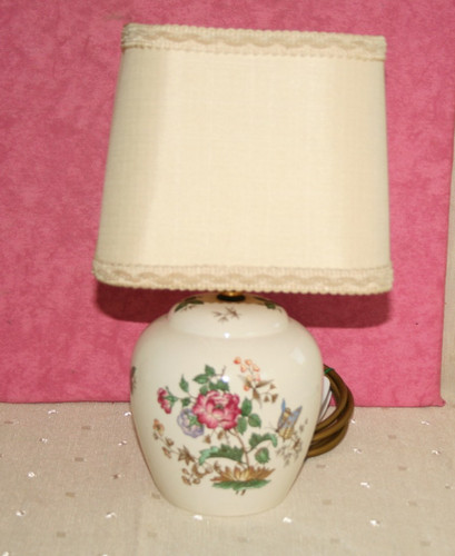 Vintage wedgwood ceramic lamp - vintage,