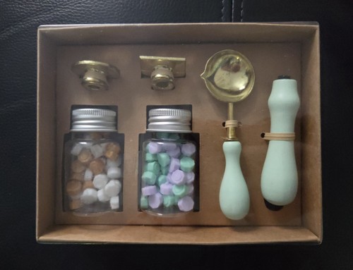 New wax seal stamp kit - wax,