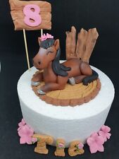 Horse Pony Cake Topper Farm