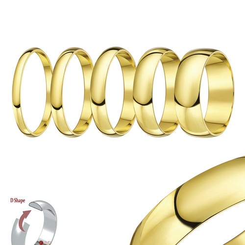 9ct yellow gold ring - gold, light