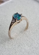 Vintage 925 Silver Real Opal