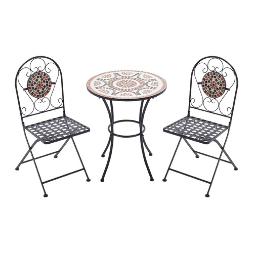 Mosaic tile garden - garden, bistro