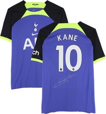Harry Kane Tottenham Hotspur Autographed 2022-23 Blue Nike Replica Jersey