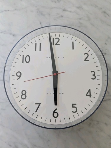 Newgate wall clock - wall, black